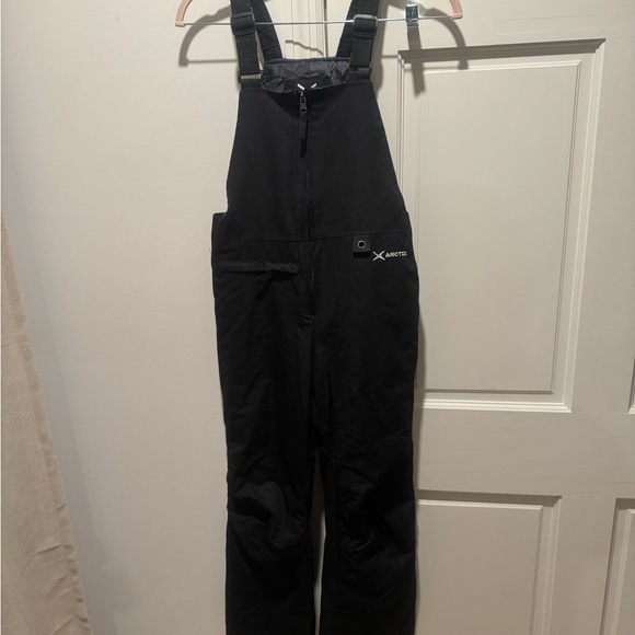 Kids Unisex Black Snow ski Bib Overalls Sz medium - Picture 7 of 9
